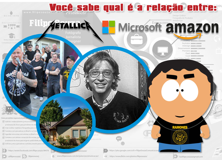 Você sabe qual é a relação entre o Metallica, Microsoft e a Amazon?