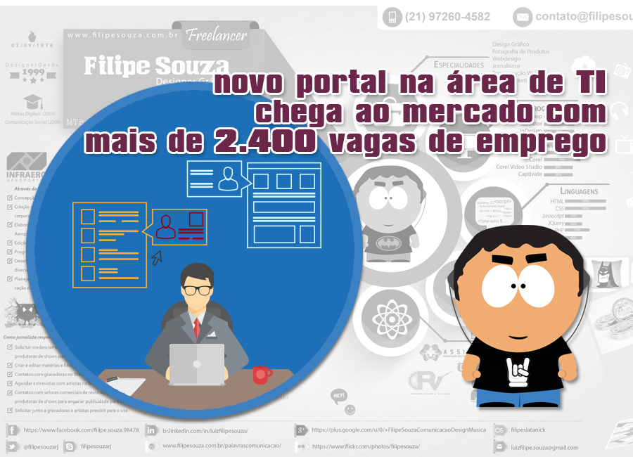 Novo portal na área de TI chega ao mercado com mais de 2.400 vagas de emprego
