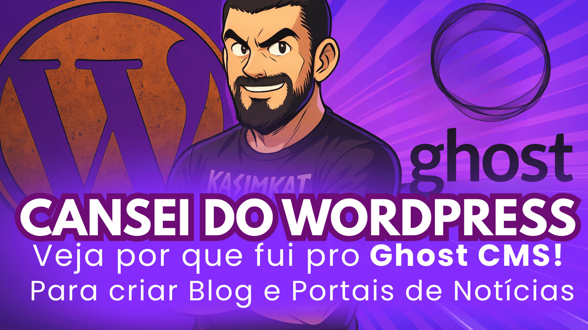 WordPress vs Ghost: Qual é a melhor plataforma para seu portal de notícias ou blog em 2025?